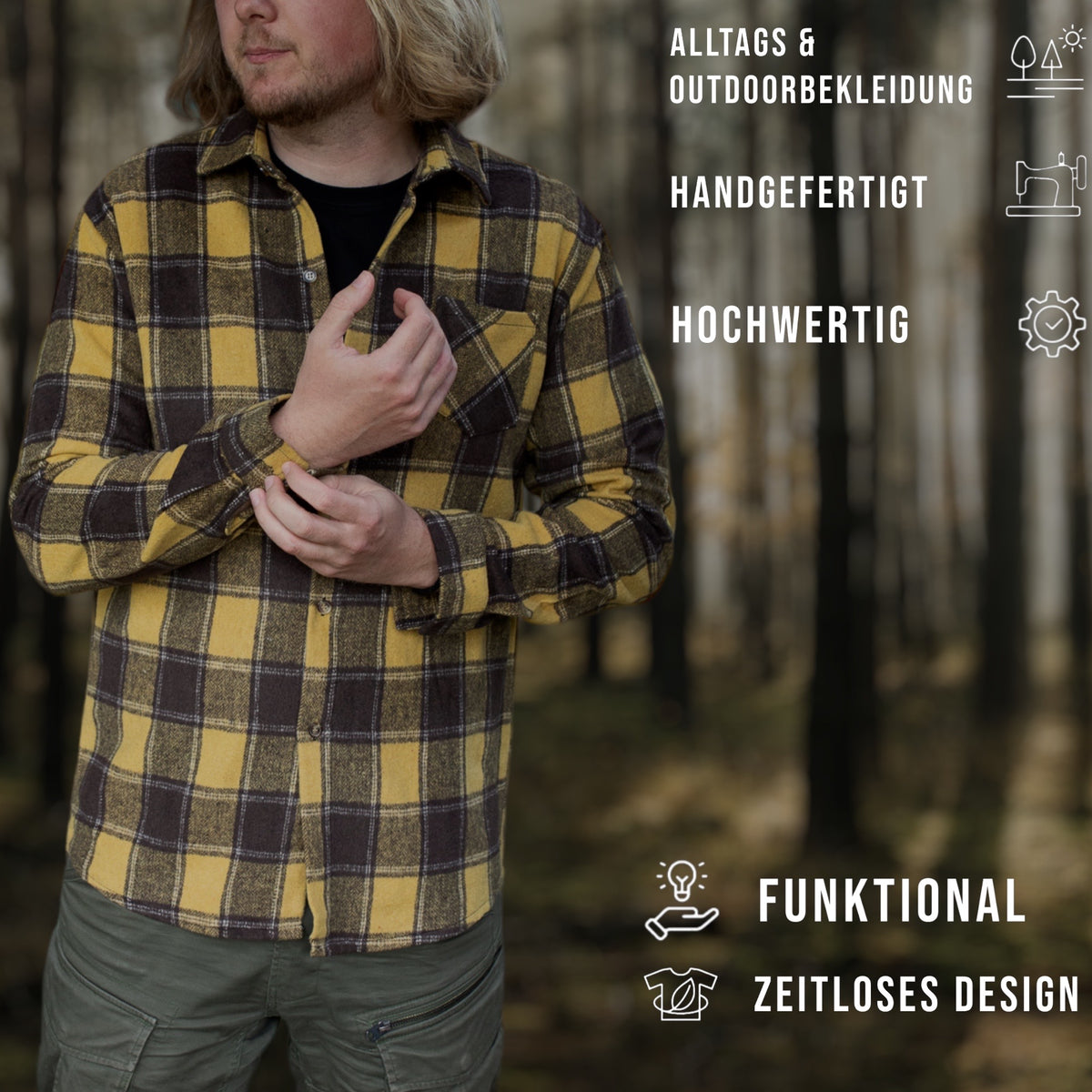 Holzfäller Hemd Herren